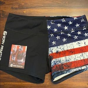 Born Primitive Double Take Booty Shorts (Patriot)